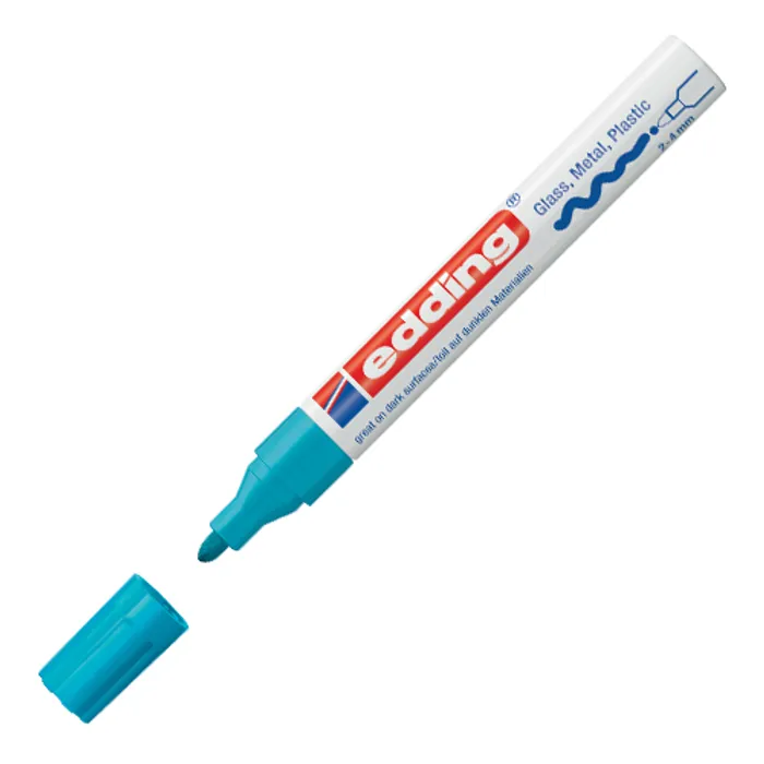 Hlavný obrázok produktu Lakový popisovač "750", světle modrá, 2-4mm, EDDING