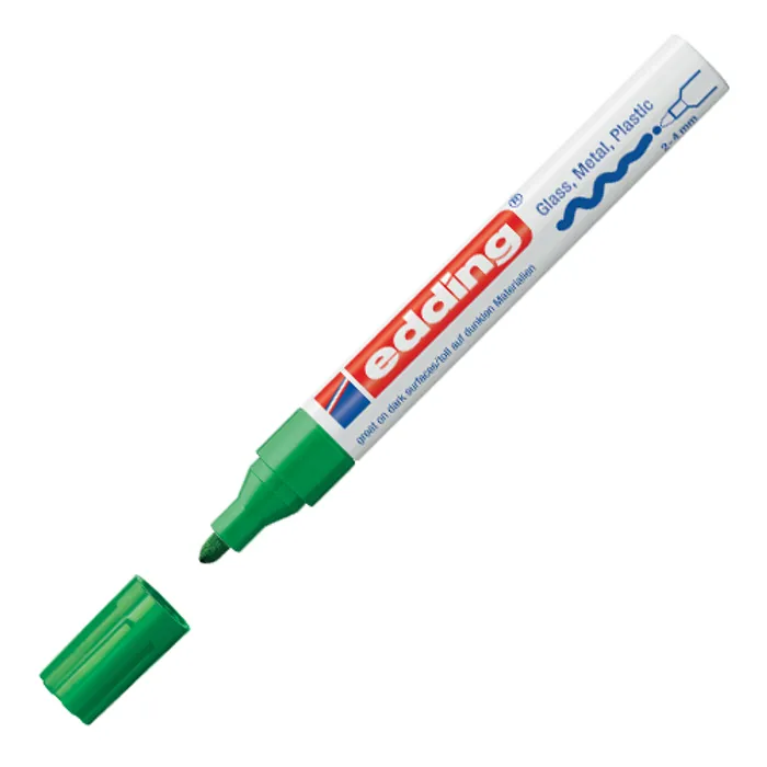Hlavný obrázok produktu Lakový popisovač "750", zelená, 2-4mm, EDDING