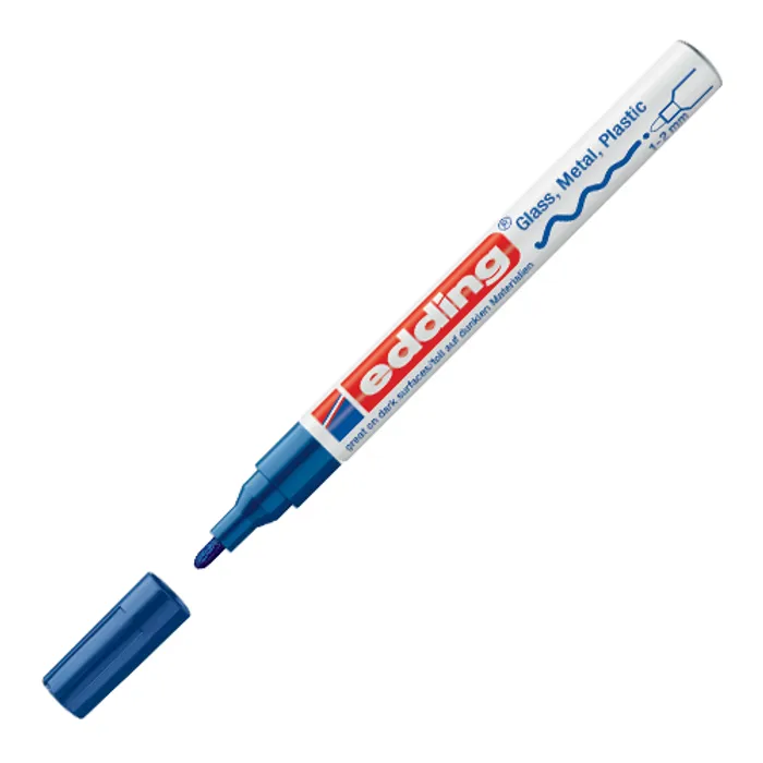Hlavný obrázok produktu Lakový popisovač "751", tmavě modrá, 1-2mm, EDDING