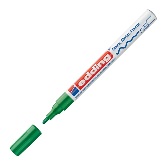 Hlavný obrázok produktu Lakový popisovač "751", zelená, 1-2mm, EDDING