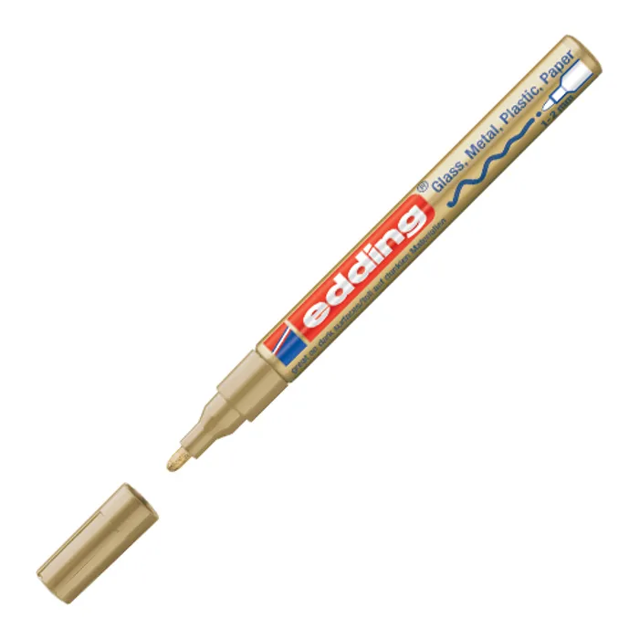Hlavný obrázok produktu Lakový popisovač "751", zlatá, 1-2mm, EDDING
