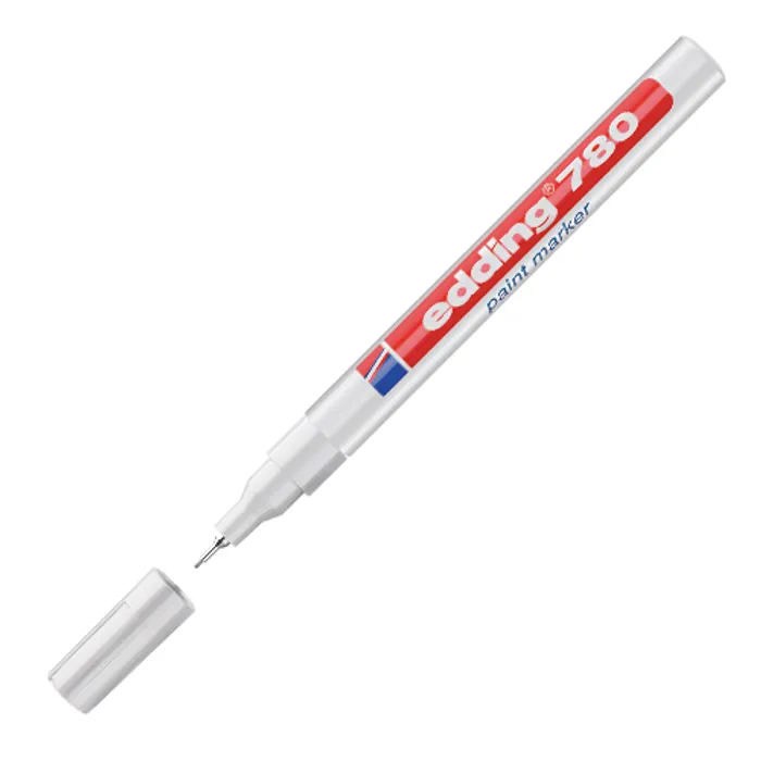 Hlavný obrázok produktu Lakový popisovač "780", bílá, 0,8mm, EDDING