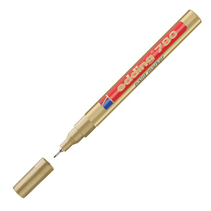 Hlavný obrázok produktu Lakový popisovač "780", zlatá, 0,8mm, EDDING