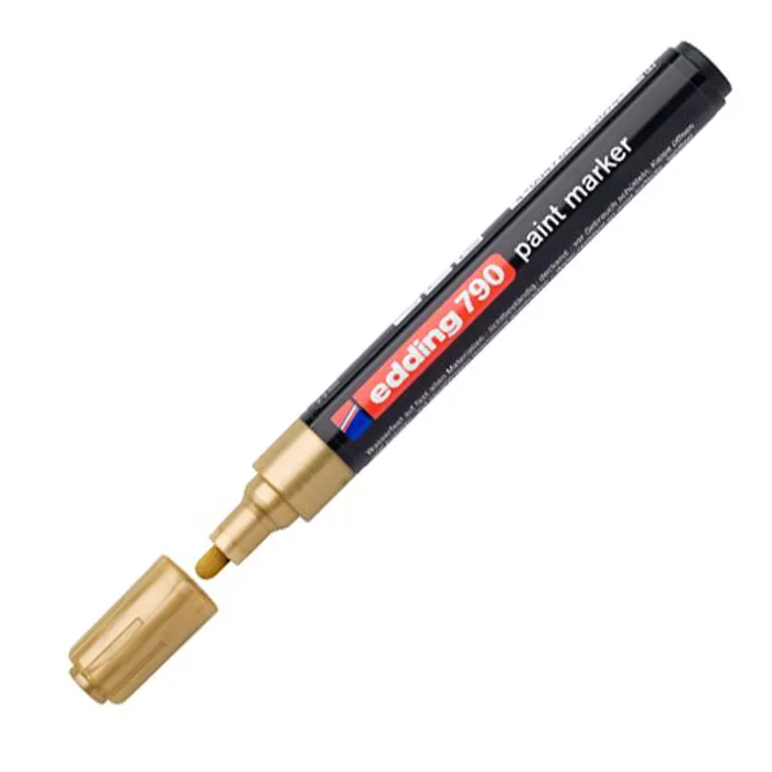 Hlavný obrázok produktu Lakový popisovač "790", zlatá, 2-3mm, EDDING