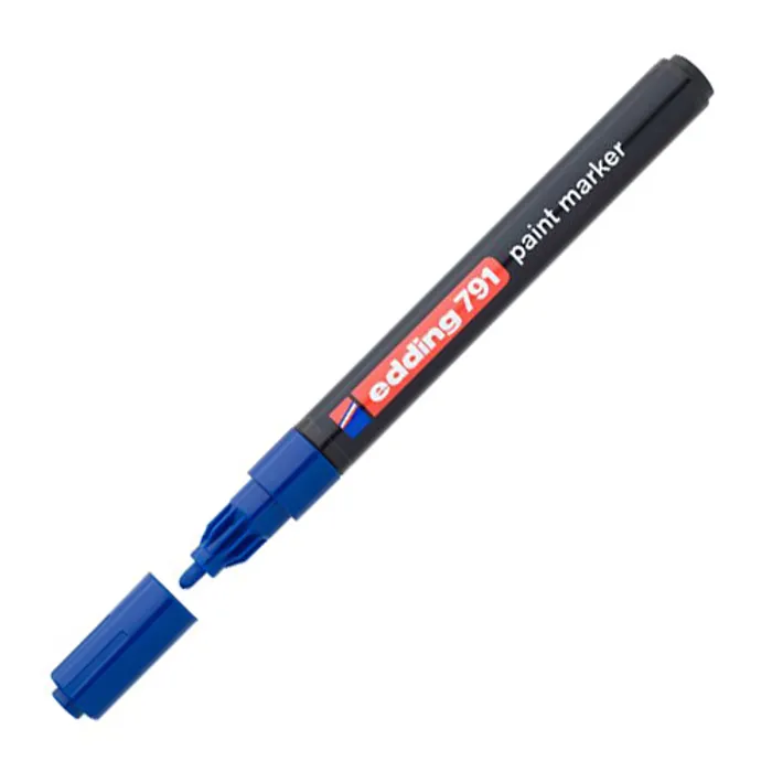 Hlavný obrázok produktu Lakový popisovač "791", modrá, 1-2mm, EDDING