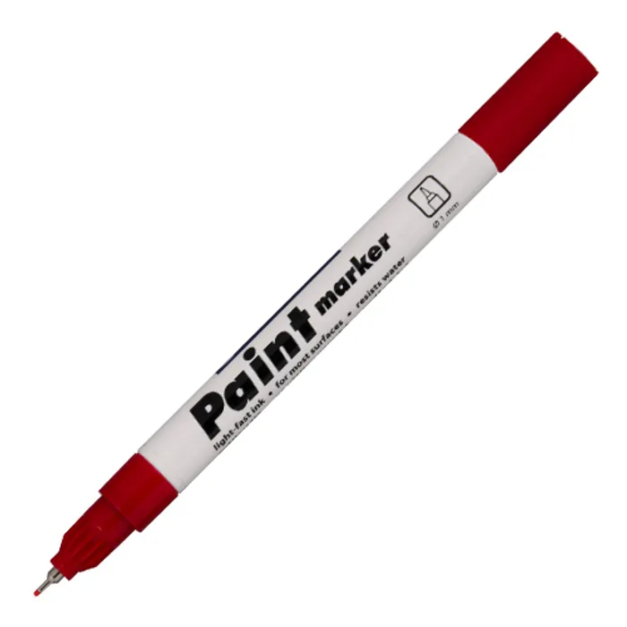 Hlavný obrázok produktu Lakový popisovač 9211 - 7 mm červený