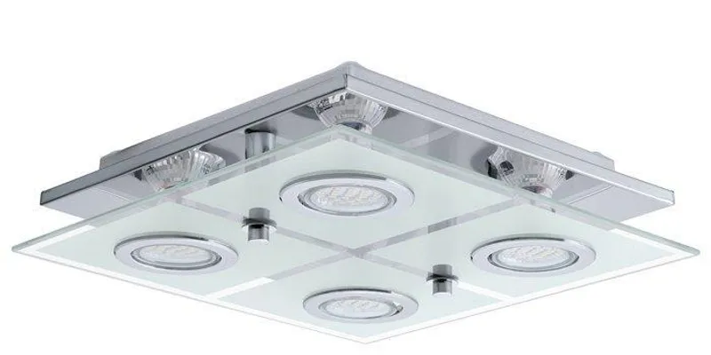 Hlavný obrázok produktu Lamp, LED, 4X2,5W, "Cabo", crome-glass