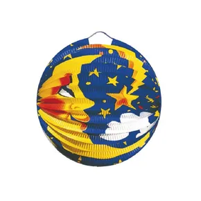 Lampión (PAP) guľa Mesiac priemer 24cm [1 ks]