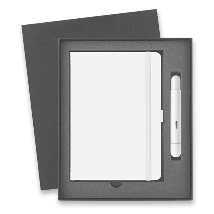 Hlavný obrázok produktu Lamy Pico Shiny White kapesní kuličková tužka, dárková sada se zápisníkem