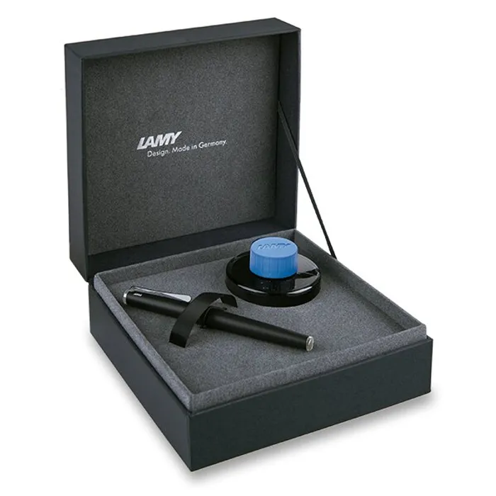 Hlavný obrázok produktu Lamy Studio Pianoblack plnicí pero, dárková sada s inkoustem