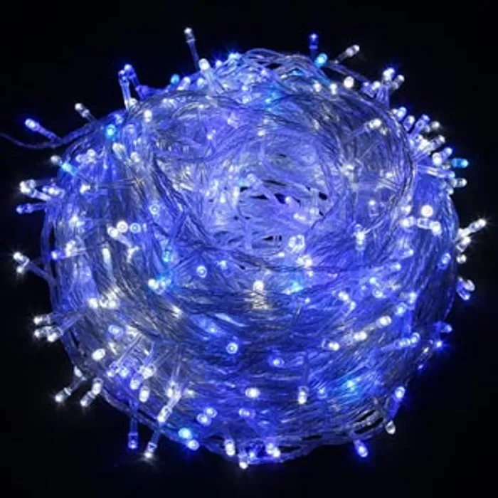 Hlavný obrázok produktu LED osvětlení, řetěz, 10m, 220-240 V (50-60Hz), 6W, modrá, transparentní kabel, 30000h, 1