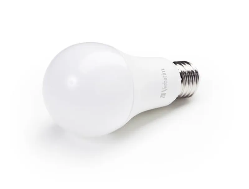 Hlavný obrázok produktu LED žárovka, teplá bílá, Classic A - globe, E27,  8,8W-60W, 2700K, 810lm, VERBATIM