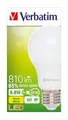 LED žiarovka, teplá biela, Classic A - guľa, E27, 8,8W-60W, 2700K, 810lm, VERBATIM