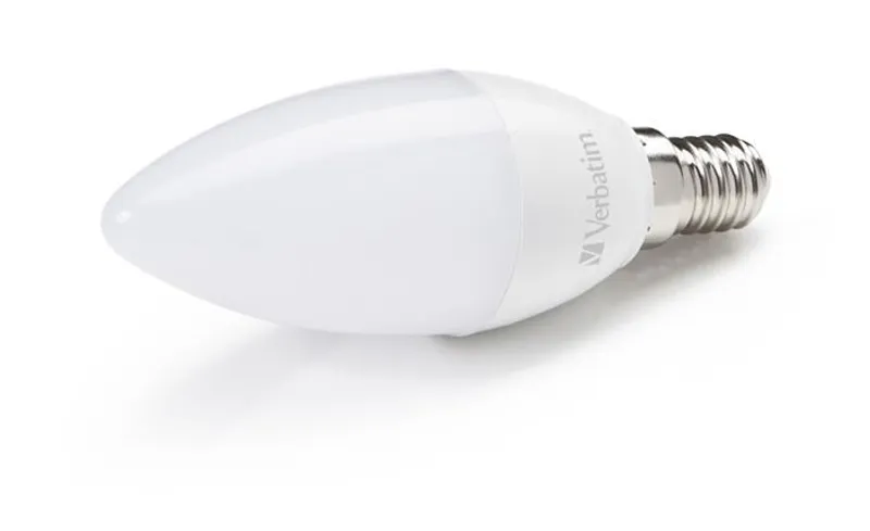Hlavný obrázok produktu LED žárovka, teplá bílá, Classic B - svíčka, E14,  3,1W, 2700K, 250lm, VERBATIM