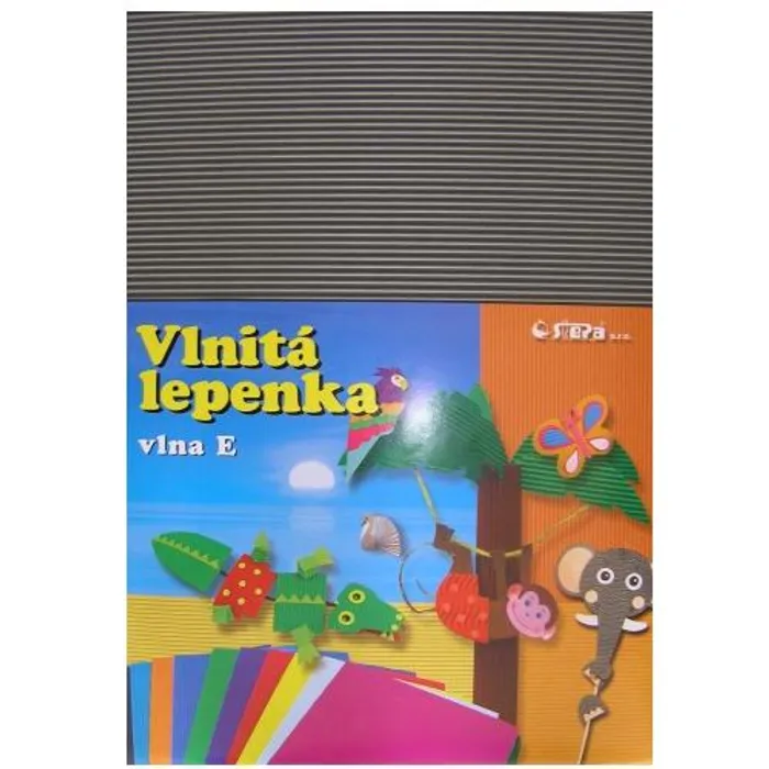 Hlavný obrázok produktu Lepenka E-Welle 260g 34,5 x 24,5cm rovná-šedá 10 listů