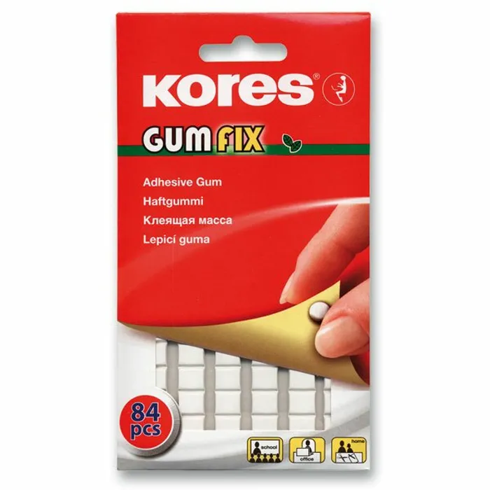 Hlavný obrázok produktu Lepicí guma Kores Gumfix 50 g (84 ks)