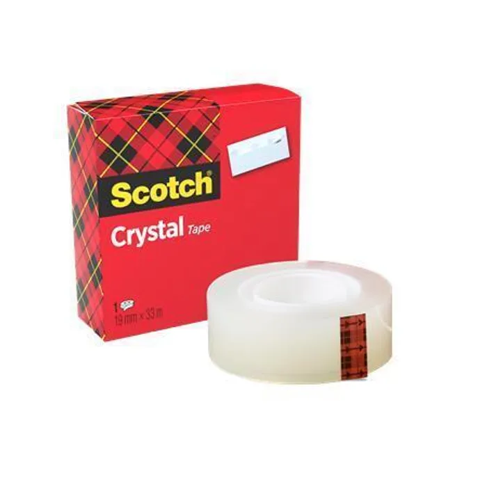 Hlavný obrázok produktu Lepicí páska, 19mm x 33m, 3M/SCOTCH "Crystal"