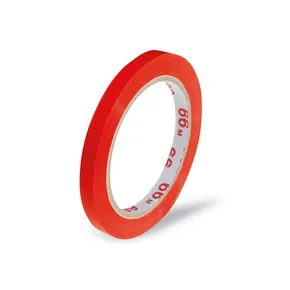 Lepiaca páska (PVC) červená 9mm x 66m pre zatvárací strojček 67999 [1 ks]