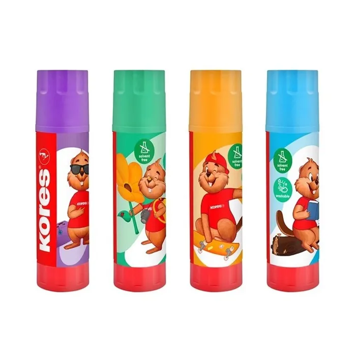 Hlavný obrázok produktu Lepicí tyčinka Kores - motiv Bobřík, 15 g