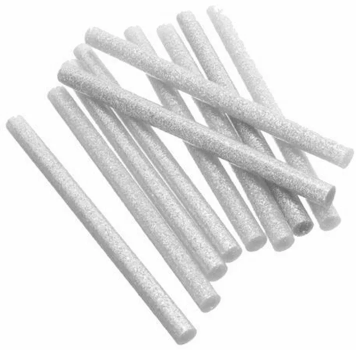 Hlavný obrázok produktu Lepicí tyčinka, stříbrná, se třpytkami, 3ks, 11x200 mm