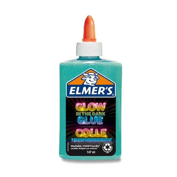 Hlavný obrázok produktu Lepidlo ELMER´S Glow in Dark Glue 147 ml,modré