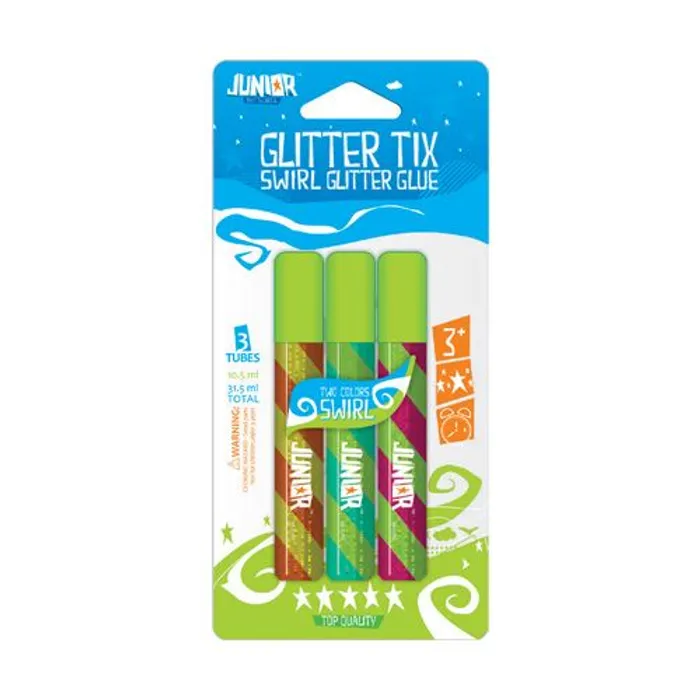 Hlavný obrázok produktu Lepidlo glitter 3 ks mix barevné