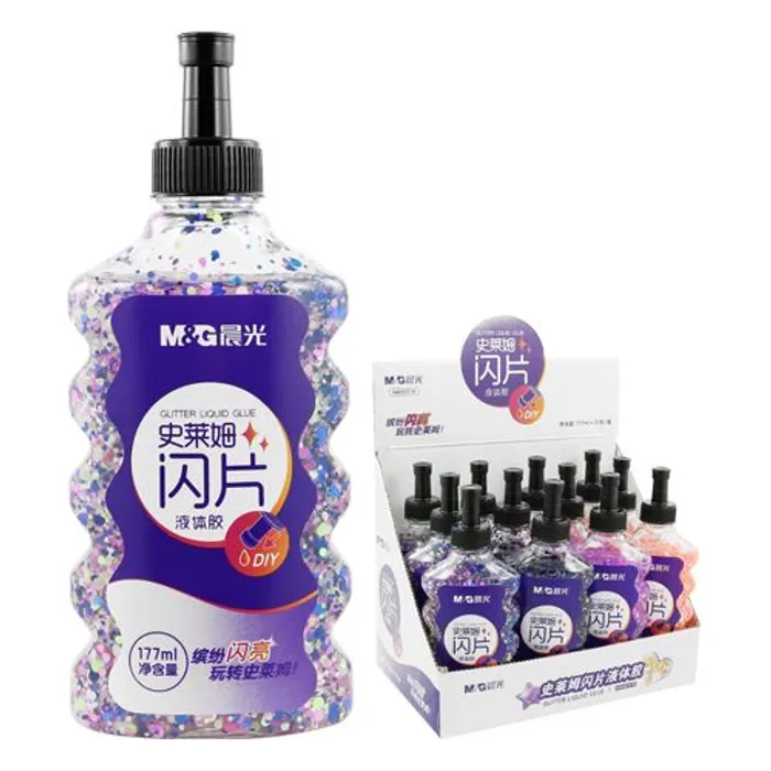 Hlavný obrázok produktu Lepidlo Glitter M&G 177 ml, mix barev