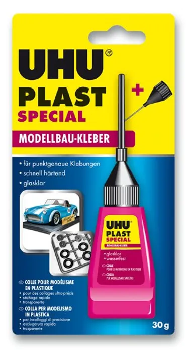 Hlavný obrázok produktu Lepidlo UHU Plast Special - na lepení plastových modelů 30 g
