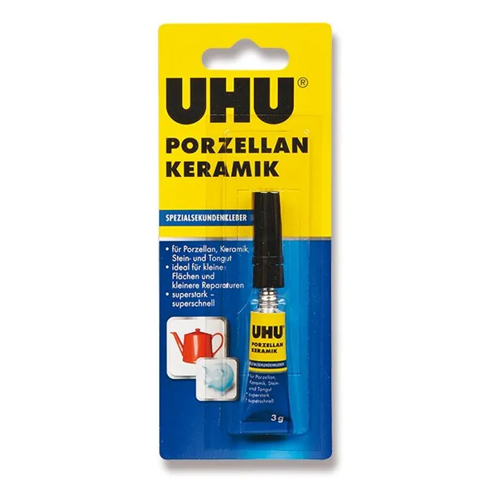 Hlavný obrázok produktu Lepidlo UHU Porzellan Keramik 3 ml