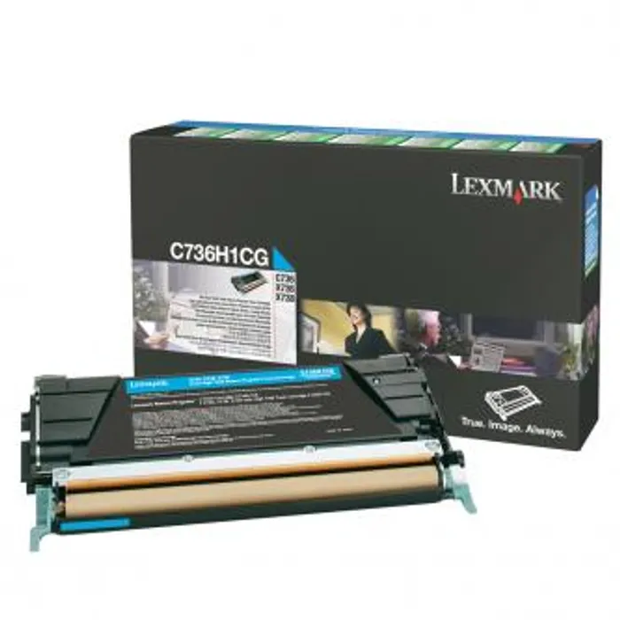 Hlavný obrázok produktu Lexmark originální toner C736H1CG, cyan, 10000str., high capacity, return, Lexmark C736,