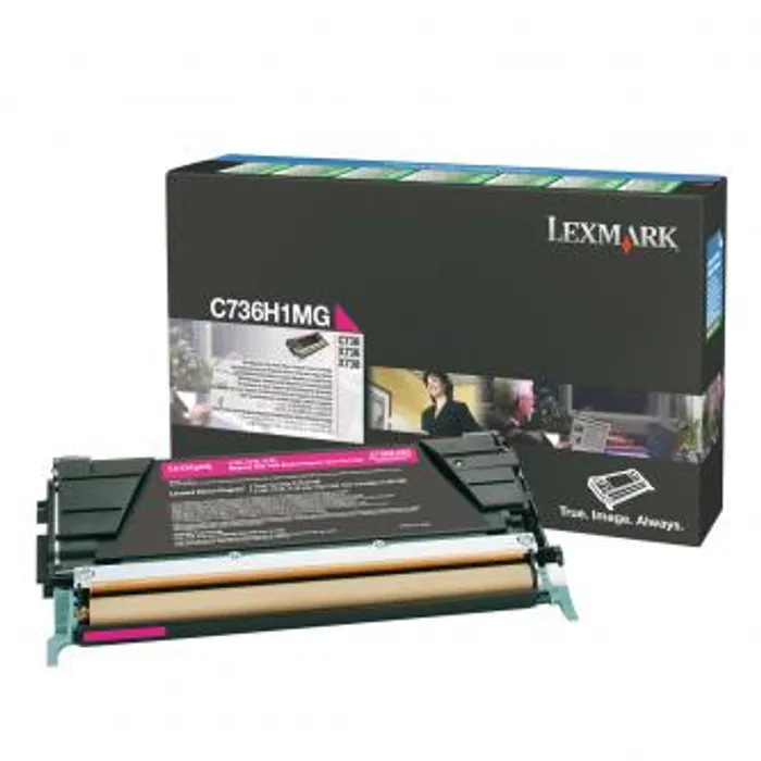 Hlavný obrázok produktu Lexmark originální toner C736H1MG, magenta, 10000str., high capacity, return, Lexmark C73