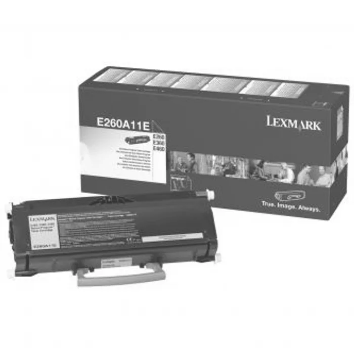 Hlavný obrázok produktu Lexmark originální toner E260A11E, black, 3500str., return, Lexmark E260, E360, E460, O