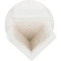 Lezecký prvok 2 - 3 stĺpiky, o 19 × 16 cm, biela