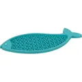 Ďalší obrázok produktu Lick’n'Snack RYBA - podložka na pomalé kŕmenie, 28 cm, petrolejová