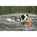 Life Vest plávacia vesta pre psa M 45 cm: 45-72 cm, do 30kg žlto/čierna