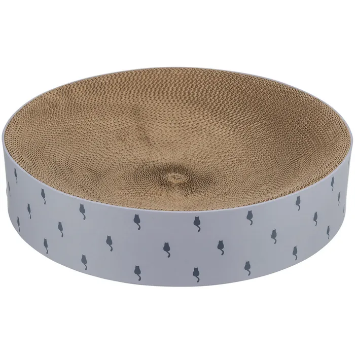 Hlavný obrázok produktu LILLY kulatý škrabací pelech s katnipem, o 45 × 10 cm, karton, lila