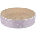 Ďalší obrázok produktu LILLY okrúhly škrabací pelech s katnipom, o 45 × 10 cm, kartón, lila