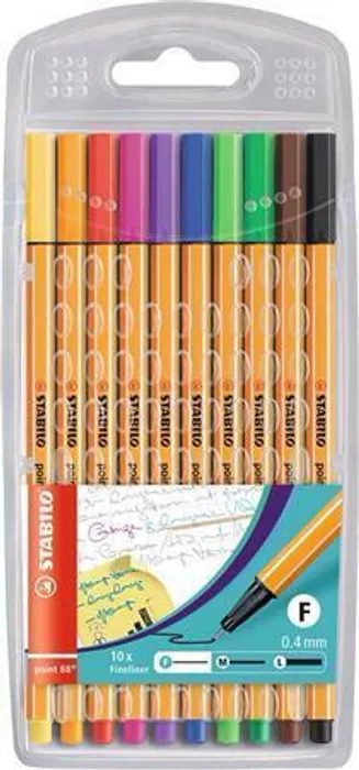 Hlavný obrázok produktu Liner "Point 88", 10 barev, 0,4mm, STABILO