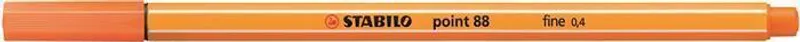 Hlavný obrázok produktu Liner "Point 88", bledě oranžová (pale vermillion), 0,4 mm, STABILO