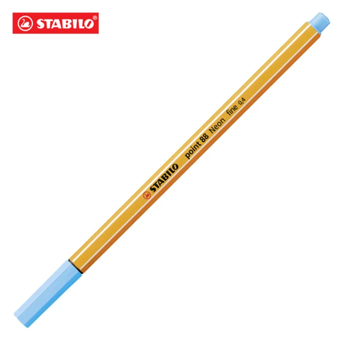 Hlavný obrázok produktu Liner "Point 88", fluorescentní modrá, 0,4 mm, STABILO
