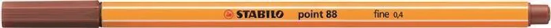 Hlavný obrázok produktu Liner "Point 88", hnědá (sienna), 0,4 mm, STABILO