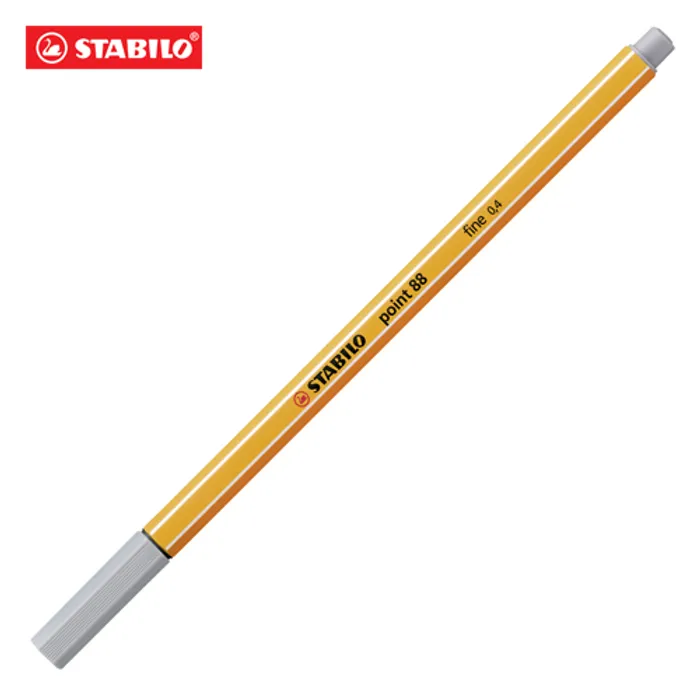 Hlavný obrázok produktu Liner "Point 88", středně studená šedivá, 0,4 mm, STABILO