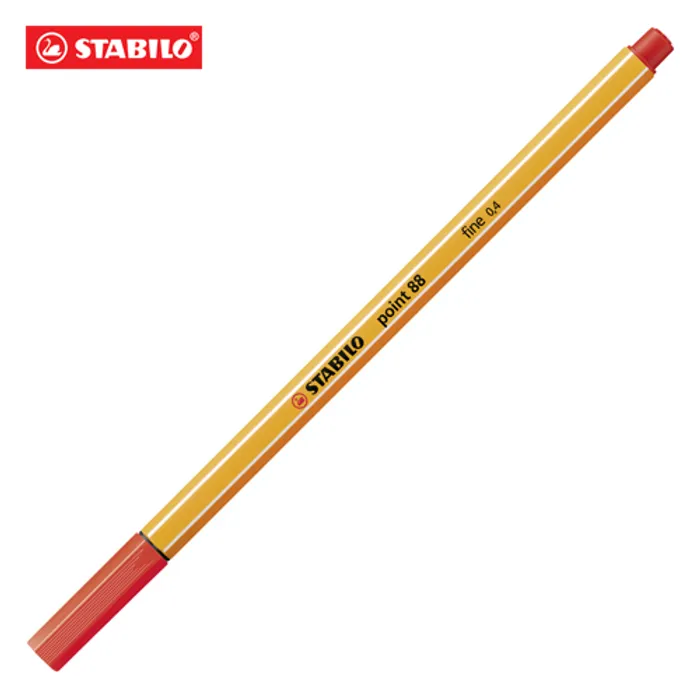 Hlavný obrázok produktu Liner "Point 88", světle červená, 0,4 mm, STABILO