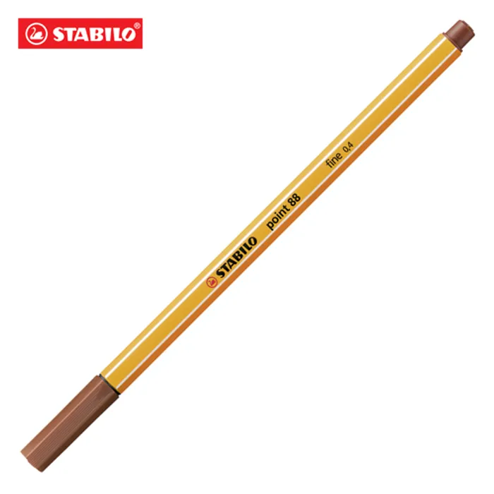 Hlavný obrázok produktu Liner "Point 88", světle hnědá (sanguine), 0,4 mm, STABILO