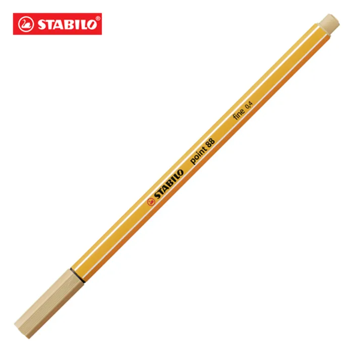 Hlavný obrázok produktu Liner "Point 88", světle okrová, 0,4 mm, STABILO