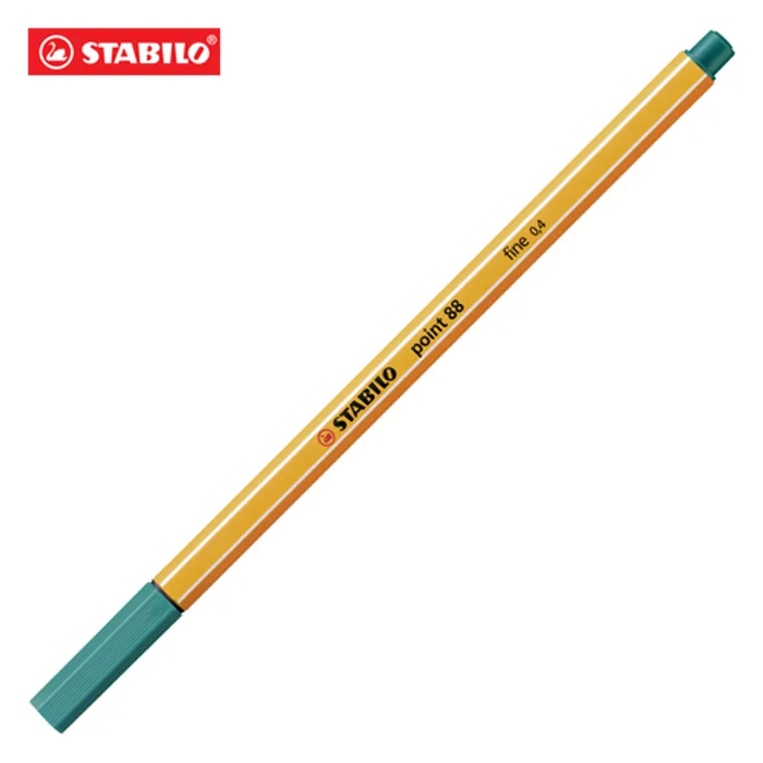 Hlavný obrázok produktu Liner  "Point 88", tyrkysová, 0,4mm, STABILO