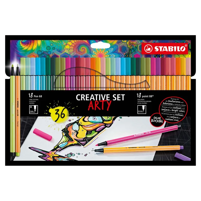 Hlavný obrázok produktu Liner STABILO Pen 68/point 88, 36 ksu "ARTY"