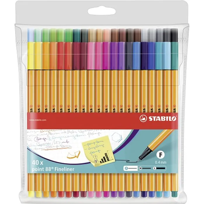 Hlavný obrázok produktu Liner STABILO point 88 40 ks Sada