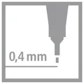 Ďalší obrázok produktu Jemný liner STABILO point 88 eukalyptová 88/12