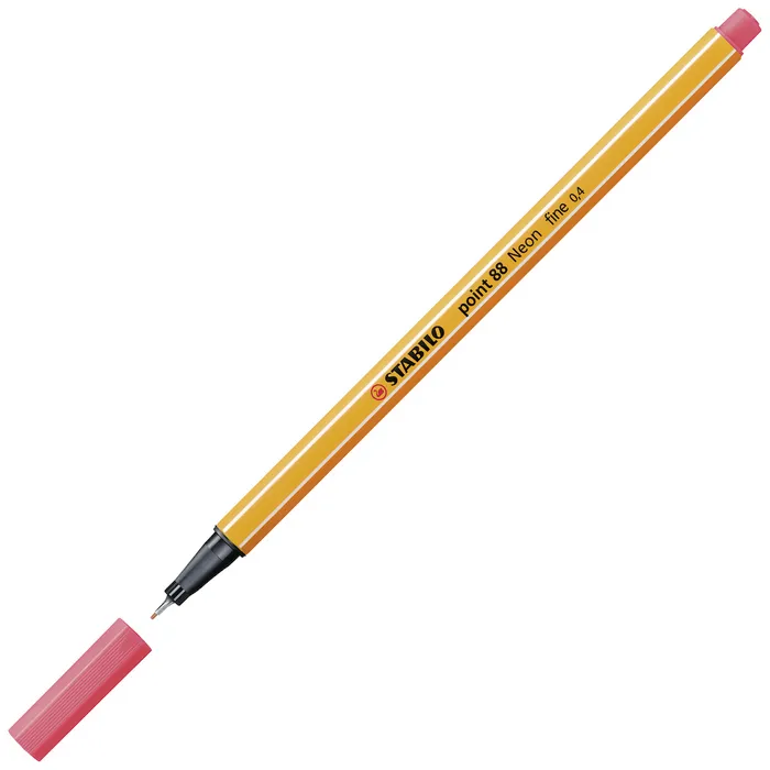 Hlavný obrázok produktu Liner STABILO point 88 - neon červená